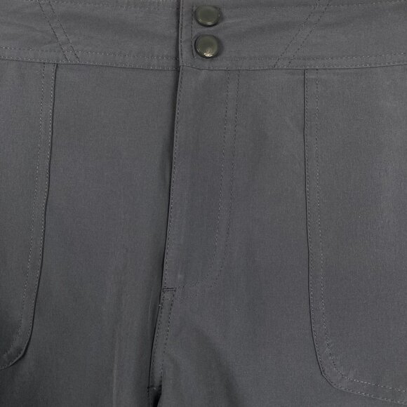 L.L. Bean Shorts Outdoor Gray UPF 50+ Polyester‎ Spandex Women's Size 14 - Picture 4 of 5